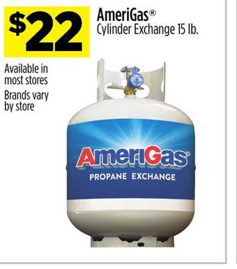 Dollar General Amerigas® cylinder exchange offer
