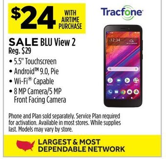 Dollar General Blu view 2 offer