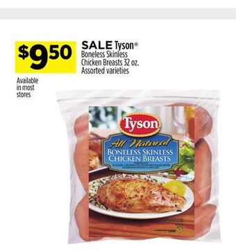 Dollar General Tyson® boneless skinless chicken breasts offer