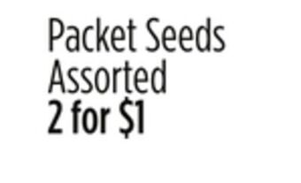 Dollar General Packet seeds offer