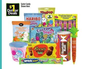 Dollar General Easter candy shown here offer