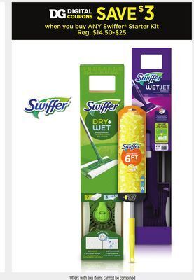 Dollar General Swiffer® starter kit offer