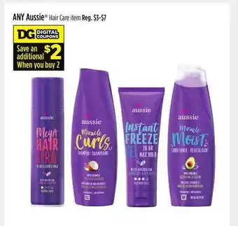 Dollar General Any aussie® hair care item offer