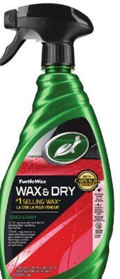 Dollar General Turtle wax® one step wax & dry offer