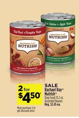 Dollar General Rachael ray® nutrish® dog food offer