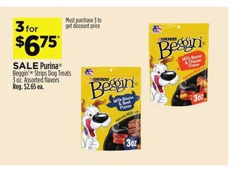 Dollar General Purina® beggin'® strips dog treats offer