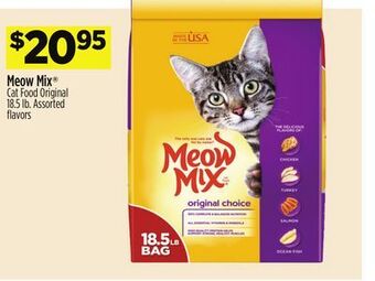 Dollar General Meow mix® cat food offer