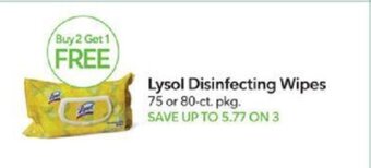 Publix Lysol Disinfecting Wipes offer