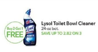 Publix Lysol Toilet Bowl Cleaner offer