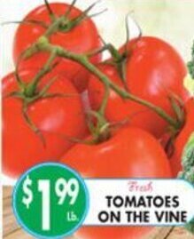 Met Foodmarkets Tomatoes on the vine offer