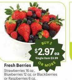 Nob Hill Fresh berries offer