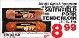 Bravo Supermarkets Smithfield pork tenderloin offer