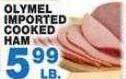 Bravo Supermarkets Olymel imported cooked ham offer