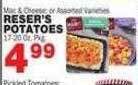 Bravo Supermarkets Reser's potatoes offer