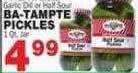 Bravo Supermarkets Ba-tampte pickles offer