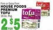 Bravo Supermarkets House foods premium tofu offer