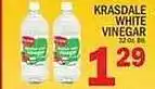 Ctown Krasdale white vinegar offer