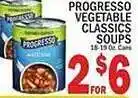 Ctown Progresso vegetable classics soups offer