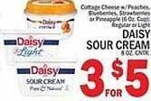 Ctown Daisy sour cream offer
