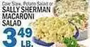 Ctown Sally sherman macaroni salad offer