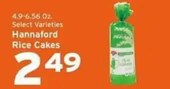 Hannaford Hannaford rice cakes offer