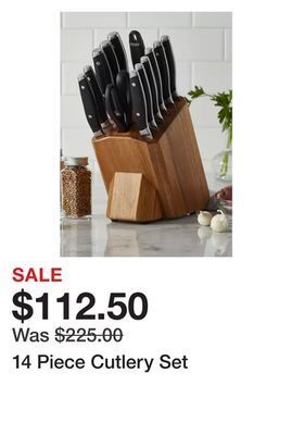 Belk 14 piece cutlery set offer
