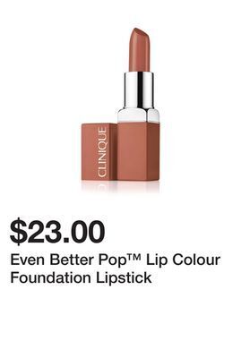 Belk Even better pop™ lip colour foundation lipstick offer
