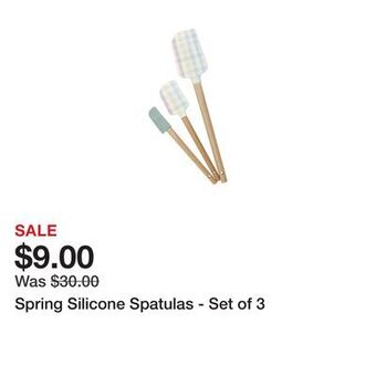 Belk Spring silicone spatulas - set of 3 offer