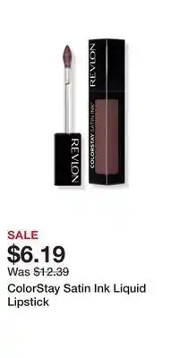 Ulta Beauty Colorstay satin ink liquid lipstick offer