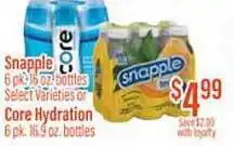 Germantown Fresh Market Snapple or core hydration offer