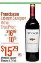 Franciscan cabernet sauvignon