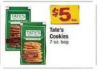 Safeway Tate's cookies offer