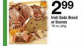Safeway Irish soda bread or scones offer