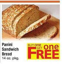 Safeway Panini sandwich bread offer