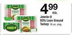 Safeway Jennie-o 93% lean ground turkey offer