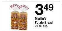 Safeway Martin's potato bread offer