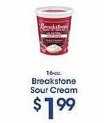 Price Rite Breakstone sour cream offer
