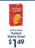 Price Rite Furlani garlic toast offer