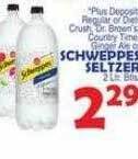 Bravo Supermarkets Schweppes seltzer offer