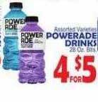 Bravo Supermarkets Powerade drinks offer