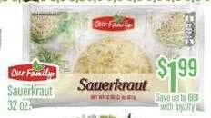 Chief Supermarket Our family sauerkraut offer