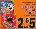 Ctown Kellogg's cereal bars offer