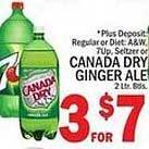 Ctown Canada dry ginger ale offer