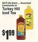 Key Food Turkey hill iced tea offer