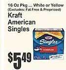 Key Food Kraft american singles offer