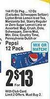 Key Food Pepsi offer