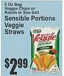 Key Food Sensible portions veggie straws offer