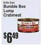 Key Food Bumble bee lump crabmeat offer