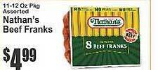 Key Food Nathan's beef franks offer