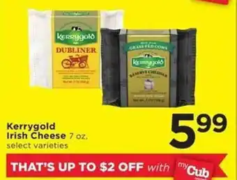 Cub Foods Kerrygold irish cheese offer
